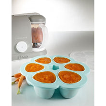 Load image into Gallery viewer, Beaba Silicone Multiportions 150ml - Blue (3)