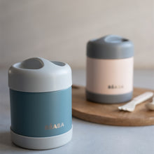 Load image into Gallery viewer, Béaba Stainless Steel Isothermal Portion 300ml - Dark Mist / Light Pink (5)