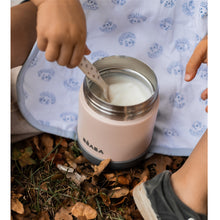 Load image into Gallery viewer, Béaba Stainless Steel Isothermal Portion 300ml - Dark Mist / Light Pink (7)