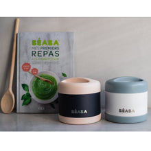 Load image into Gallery viewer, Béaba Stainless Steel Isothermal Portion 500ml - Baltic Blue / White (3)