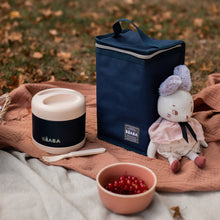 Load image into Gallery viewer, Béaba Stainless Steel Isothermal Portion 500ml - Light Pink / Night Blue (12)