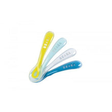 Load image into Gallery viewer, Beaba Beaba 2nd Stage Soft Silicone Spoon - Blue