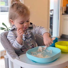 Load image into Gallery viewer, Beaba Silicone Suction Meal Set - Blue (3)
