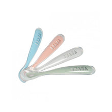 Load image into Gallery viewer, Beaba 1st Age Silicone Spoons - Set of 4