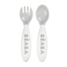 Load image into Gallery viewer, Beaba 2nd Stage Training Fork & Spoon - Light Mist