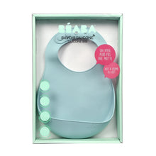 Load image into Gallery viewer, Beaba Silicone Bib - Airy Green (2)
