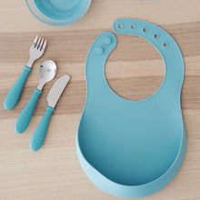 Load image into Gallery viewer, Beaba Silicone Bib - Airy Green (3)
