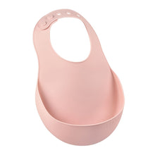 Load image into Gallery viewer, Beaba Silicone Bib - Pink (1)