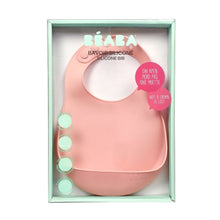 Load image into Gallery viewer, Beaba Silicone Bib - Pink (3)
