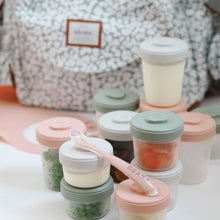 Load image into Gallery viewer, Beaba Clip Portions Meal & Food Storage Expert Pack - Eucalyptus