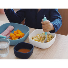 Load image into Gallery viewer, Beaba Silicone 3 Piece Nesting Bowl Set - Night Blue