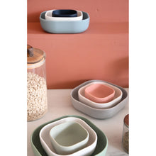 Load image into Gallery viewer, Beaba Silicone 3 Piece Nesting Bowl Set - Sage Green
