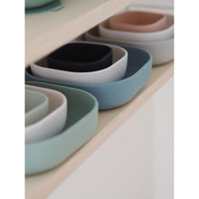 Load image into Gallery viewer, Beaba Silicone 3 Piece Nesting Bowl Set - Sage Green