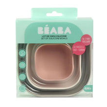 Load image into Gallery viewer, Beaba Silicone 3 Piece Nesting Bowl Set - Velvet Grey