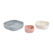 Load image into Gallery viewer, Beaba Silicone 3 Piece Nesting Bowl Set - Velvet Grey