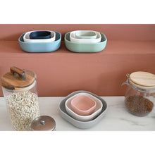 Load image into Gallery viewer, Beaba Silicone 3 Piece Nesting Bowl Set - Velvet Grey