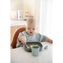 Load image into Gallery viewer, Beaba Fork & Spoon Stainless Steel Pre-Cutlery - Sage Green