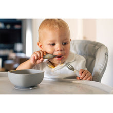 Load image into Gallery viewer, Beaba Fork & Spoon Stainless Steel Pre-Cutlery - Velvet Grey