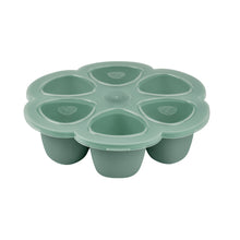 Load image into Gallery viewer, Beaba Multiportions Silicone Freezer Tray 6 X 90ml - Sage Green
