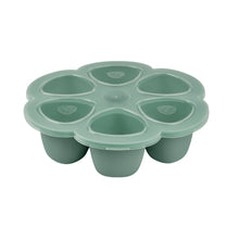 Load image into Gallery viewer, Beaba Multiportions Silicone Freezer Tray 6 X 90ml - Sage Green