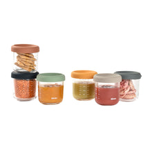 Load image into Gallery viewer, Beaba Glass Portion Jars 250ml 6 Pack