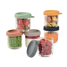 Load image into Gallery viewer, Beaba Glass Portion Jars 250ml 6 Pack
