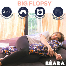 Load image into Gallery viewer, Beaba Big Flopsy Maternity & Nursing Pillow - Print Jersey Sage Green