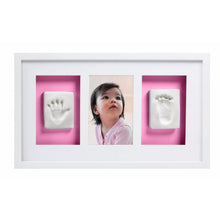 Load image into Gallery viewer, Pearhead Babyprints Deluxe Wall Frame - White