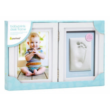 Load image into Gallery viewer, Pearhead White Babyprints Desktop Frame (2)