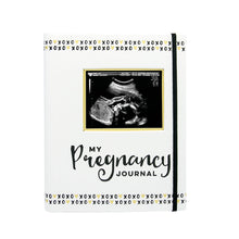 Load image into Gallery viewer, Pregnancy Journal - Black, White &amp; Gold

