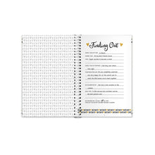 Load image into Gallery viewer, Pregnancy Journal - Black, White &amp; Gold (2)
