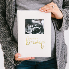 Load image into Gallery viewer, Pearhead Linen Pregnancy Journal