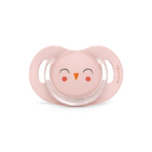 Load image into Gallery viewer, Suavinex Premium Soother with SX Pro Silicone Anatomical Teat 6-18M - Bonhomia Owl Pink
