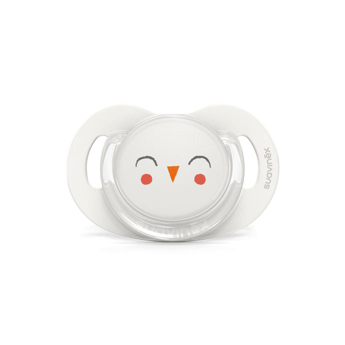 Suavinex Premium Soother with SX Pro Silicone Anatomical Teat 6-18M - Bonhomia Owl Beige