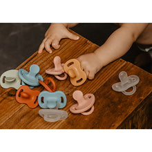 Load image into Gallery viewer, Suavinex Colour Essence All Silicone Soother with SX Pro Physiological Teat 0-6M - Brick Red