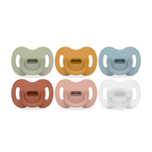 Load image into Gallery viewer, Suavinex Colour Essence All Silicone Soother with SX Pro Physiological Teat 0-6M - Brick Red
