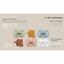 Load image into Gallery viewer, Suavinex Colour Essence All Silicone Soother with SX Pro Physiological Teat 0-6M - Brick Red