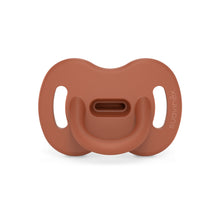 Load image into Gallery viewer, Suavinex Colour Essence All Silicone Soother with SX Pro Physiological Teat 0-6M - Brick Red