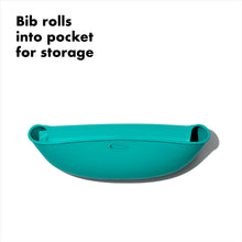 Load image into Gallery viewer, OXO Tot Sleeved Roll Up Bib - Teal