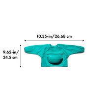 Load image into Gallery viewer, OXO Tot Sleeved Roll Up Bib - Teal