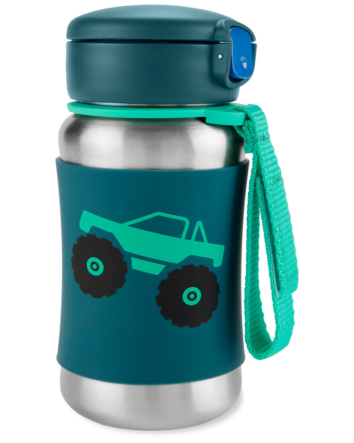 Skip Hop Spark Style Stainless Steel Straw Bottle - Truck