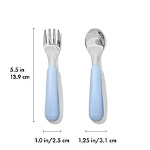 Load image into Gallery viewer, OXO Tot Fork &amp; Spoon Set - Dusk
