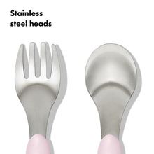 Load image into Gallery viewer, OXO Tot Fork &amp; Spoon Set - Blossom
