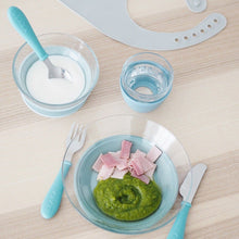 Load image into Gallery viewer, Beaba Duralex Glass Meal Set With Soft Protective Suction Pad - Jungle
