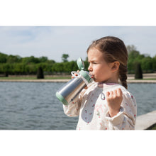 Load image into Gallery viewer, Beaba Stainless Steel Spout Bottle 350ml - Sage Green

