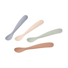 Load image into Gallery viewer, Beaba 1st Stage Silicone Spoons 4 Pack - Natural
