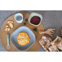 Load image into Gallery viewer, Beaba Silicone Suction Meal Set - Cloud Blue
