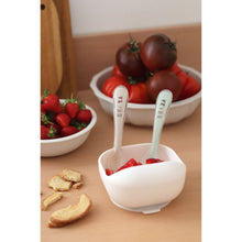Load image into Gallery viewer, Beaba 2nd Stage Silicone Spoons &amp; Case 2 Pack - Clay/Misty Green
