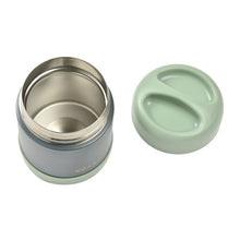 Load image into Gallery viewer, Beaba Thermo Portion Stainless Steel Isothermal Food Container 300 ml (mineral grey/sage green)
