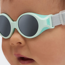 Load image into Gallery viewer, Beaba Glee Baby Clip Strap Sunglasses - Powder Green
